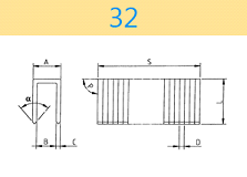 Punti metallici 32/18